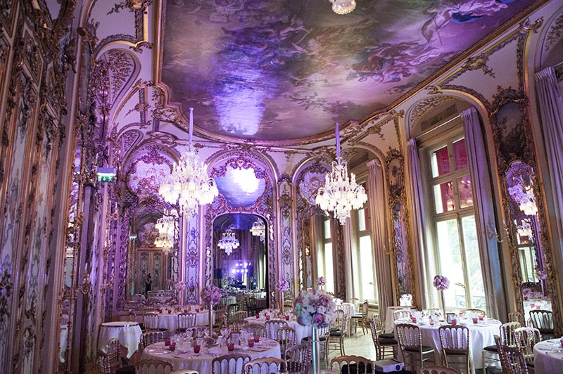 Crystal parisian wedding